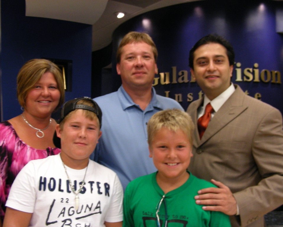 Kim Ebright and Family Post RK Jacksonville Florida Gulani Vision Institute